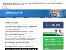 Tablet Screenshot of mieskuntoon.fi